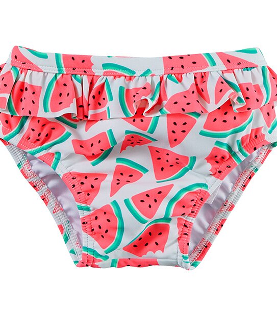 Long Sleeve Rash Vest Swim Set - Watermelon