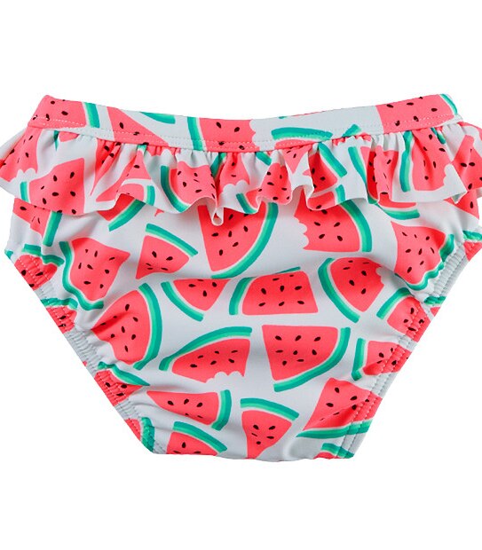 Long Sleeve Rash Vest Swim Set - Watermelon