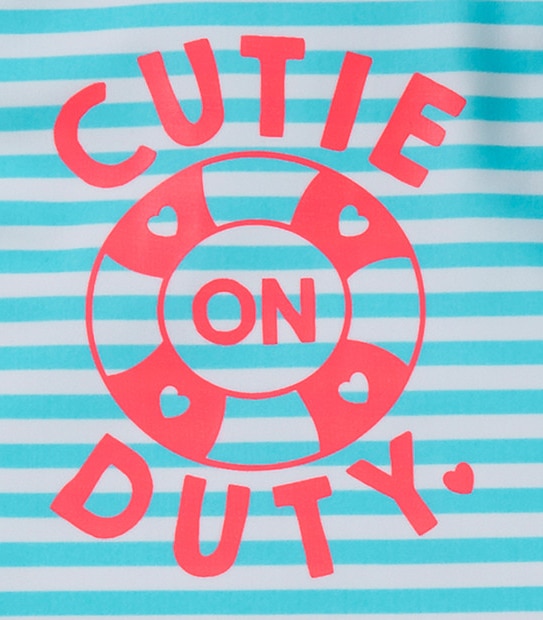 Long Sleeve Rash Vest Swim Set - Cutie 2 of 5