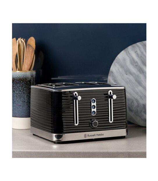 Russell Hobbs 4 Slice Inspire Toaster Black RHT114BBR Target Australia