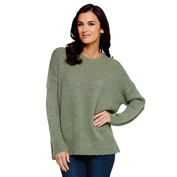 Knit Jumper - Soft Khaki Knit Jumper - Soft Khaki