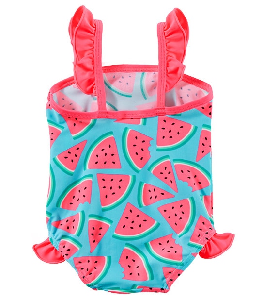 Girls' One Piece Bathers - Watermelon