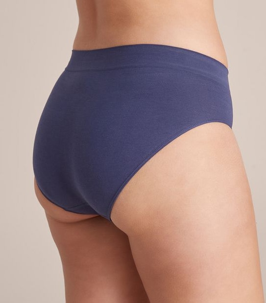 2 Pack Cotton Seamfree Midi Briefs