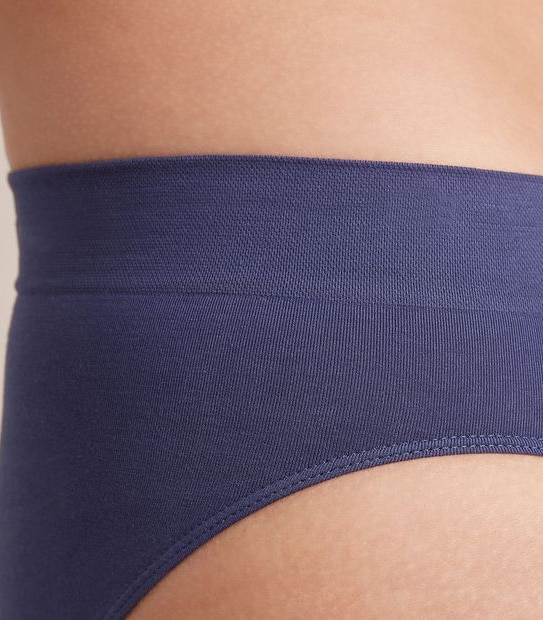 2 Pack Cotton Seamfree High Cut Briefs