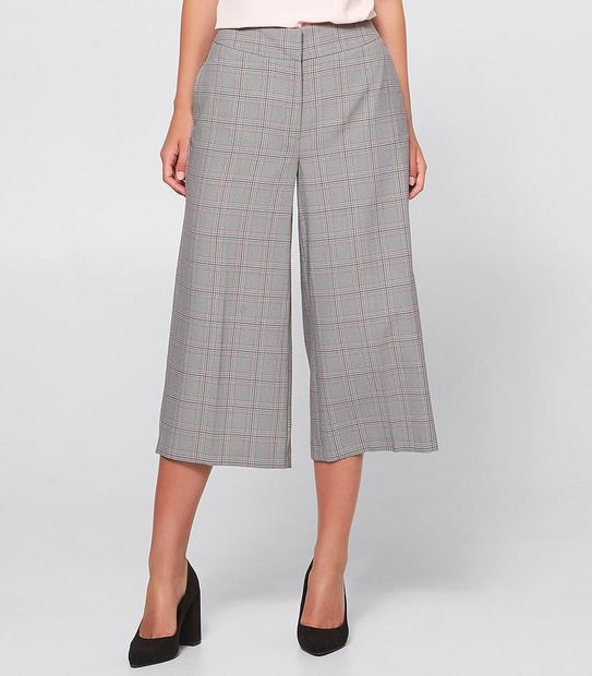 Preview Cropped Wide Leg Pants - Large Checks | Target Australia