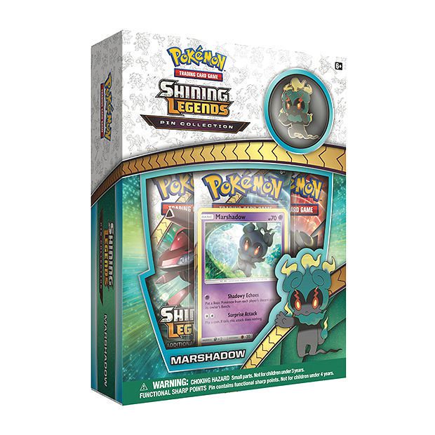 Pokémon TCG: Shining Legends Pin Collection-Marshadow Pokémon TCG: Shining Legends Pin Collection-Marshadow