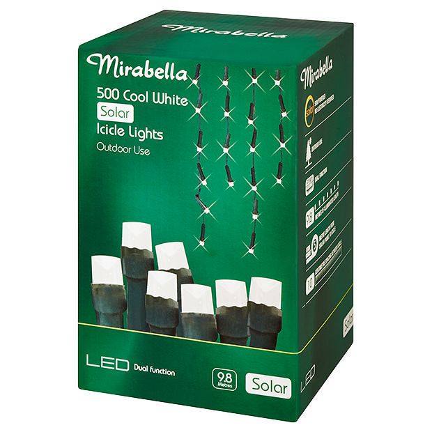 500 LED Cool White Icicle Lights Target Australia
