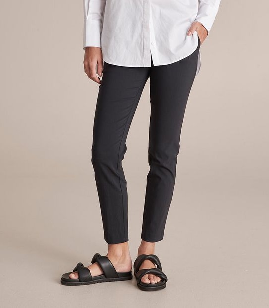 Carrie Skinny Ankle Length Bengaline Pants - Preview