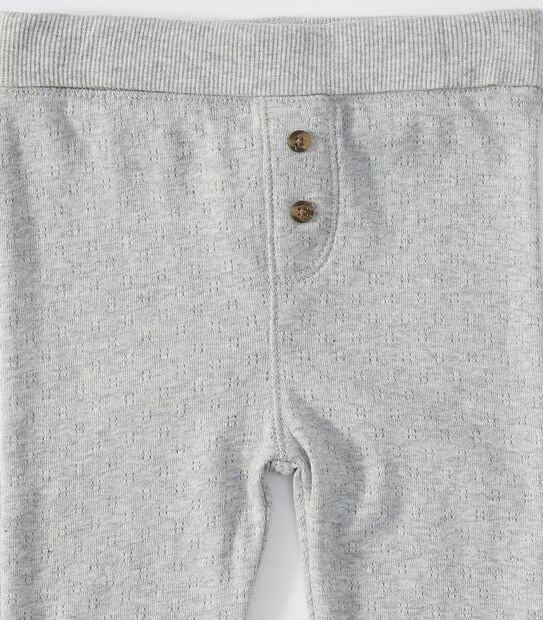 Baby Organic Cotton Pointelle Leggings