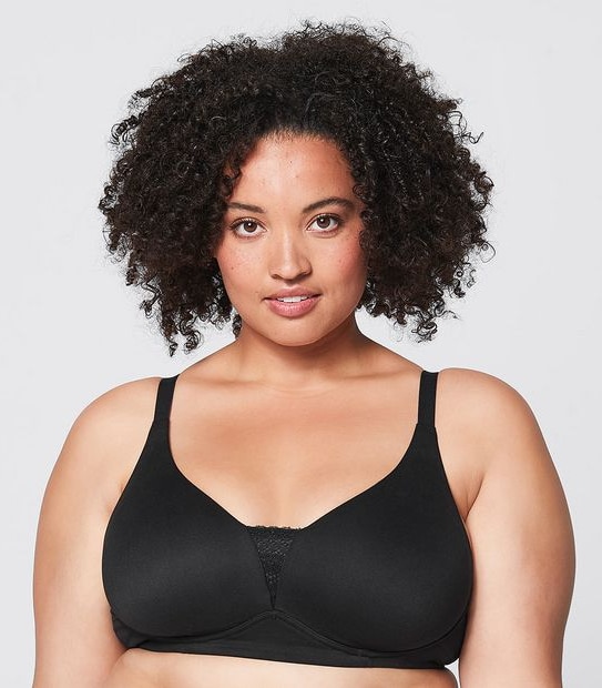 Fuller Figure Wirefree T-Shirt Bra - Black