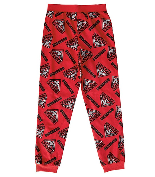 AFL Essendon Bombers Jersey Flannelette Pyjama Set