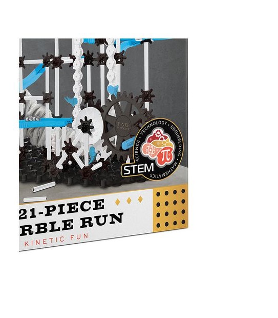 FAO Schwarz - Toy 321 Piece Marble Run Kinetic Fun Set