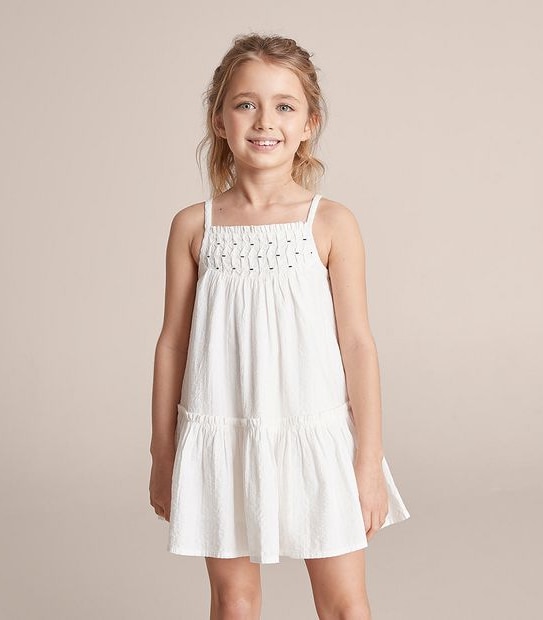 Pintuck Dress