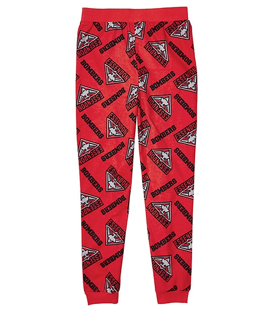 AFL Essendon Bombers Jersey Flannelette Pyjama Set