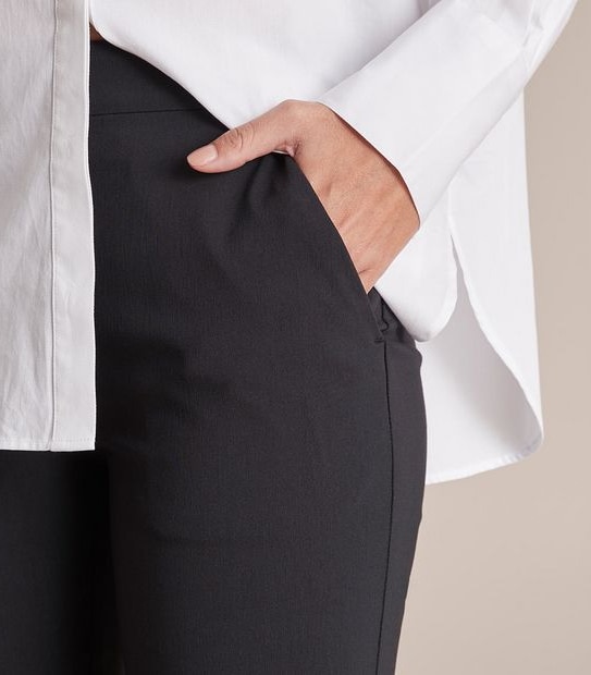 Carrie Skinny Ankle Length Bengaline Pants - Preview