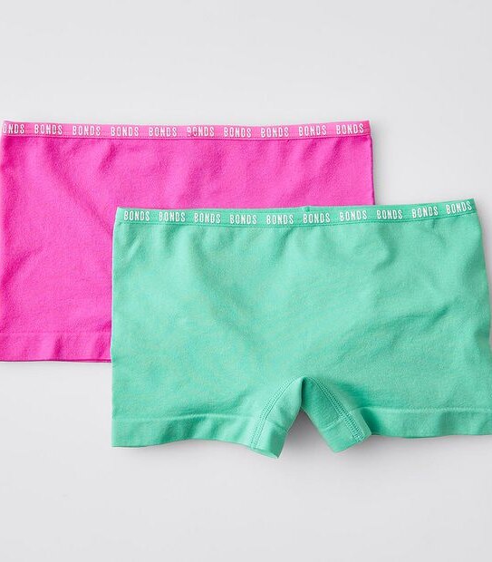 Bonds 2 Pack Stretchie Shorty - Pink/Green