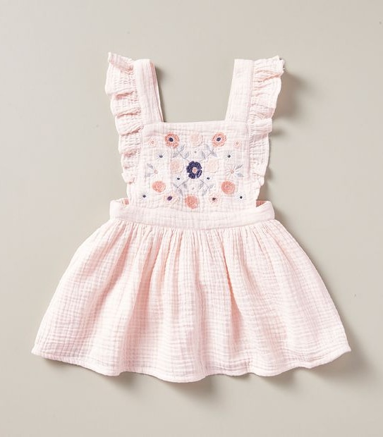 Baby Embroidered Pinafore