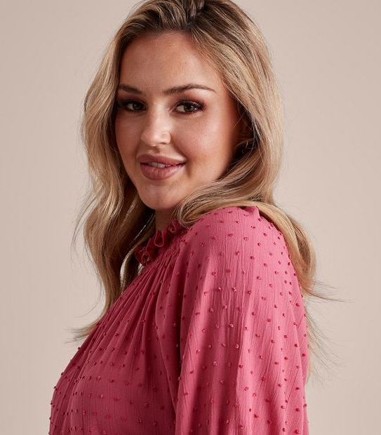 Dannii Minogue Petites Puff Sleeve Top