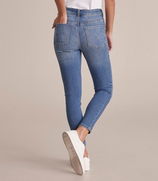 Skinny High Rise Ankle Length Jeans