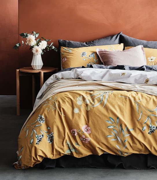 Elm Floral Quilt Cover Set