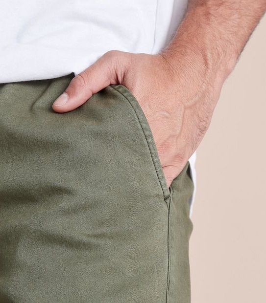 Knit Woven Jogger Pants