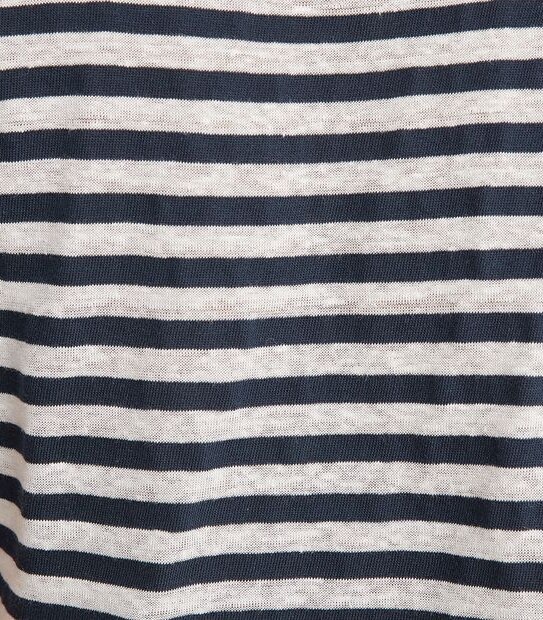 Dannii Minogue Petites Linen Blend V-Neck T-Shirt