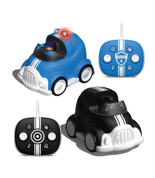 FAO Schwarz - Toy Lights and Sounds RC Police Chase 2 Pack