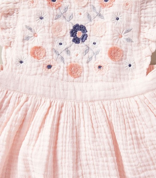 Baby Embroidered Pinafore