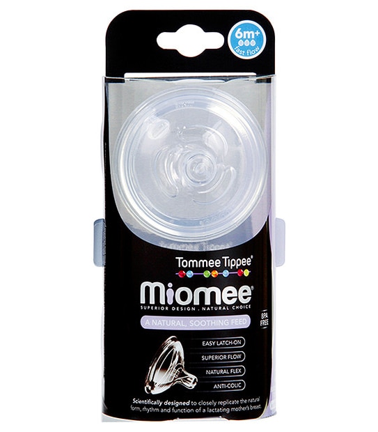 Tommee Tippee Miomee Fast Flow Slow Flow Teat 2 Pack