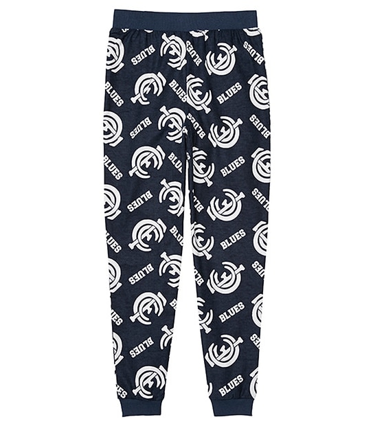 AFL Carlton Blues Jersey Flannelette Pyjama Set 5 of 5