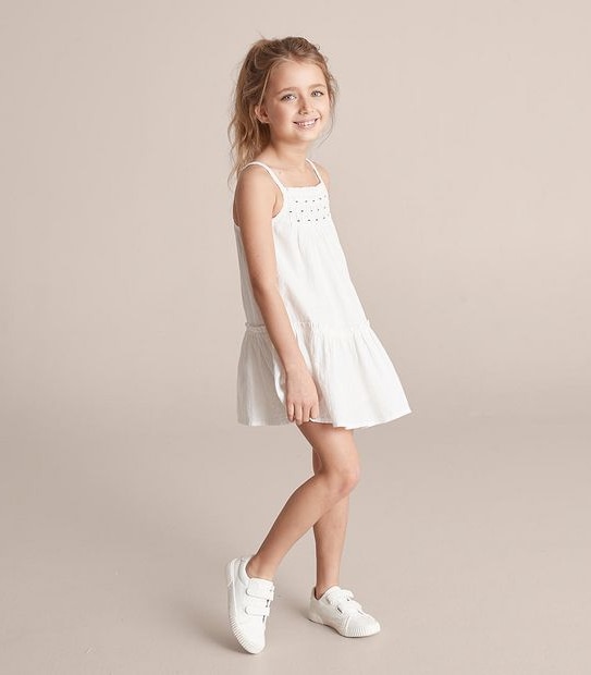Pintuck Dress