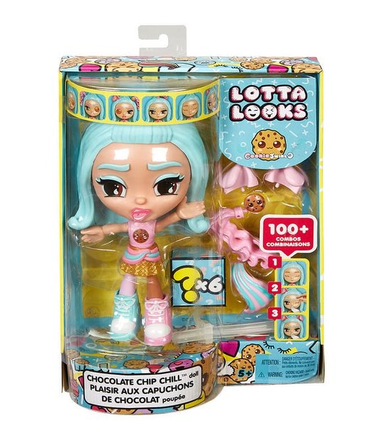 Lotta Looks Cookie Swirl Chocolate Chip Chill Doll