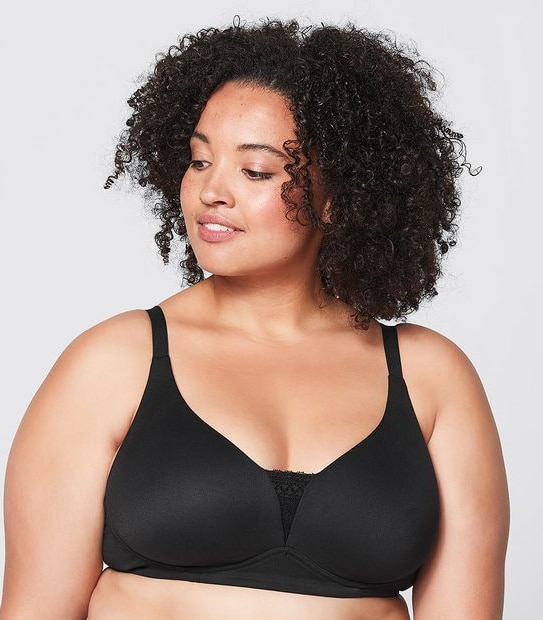 Fuller Figure Wirefree T-Shirt Bra - Black