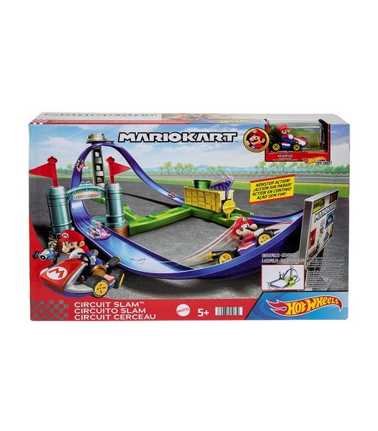 Hot Wheels Mario Kart&trade; Circuit Slam&trade; Track Set