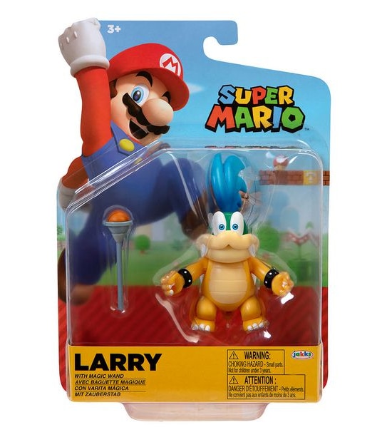 Nitendo super mario - set figurine mario star power 10 cm, figurines