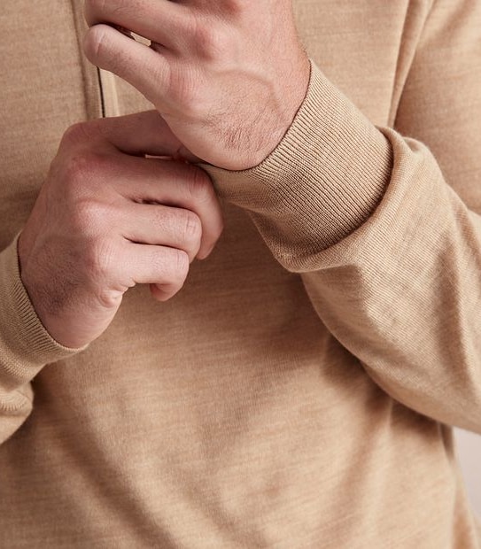 Preview Merino Wool 1/4 Zip Jumper 3 of 6