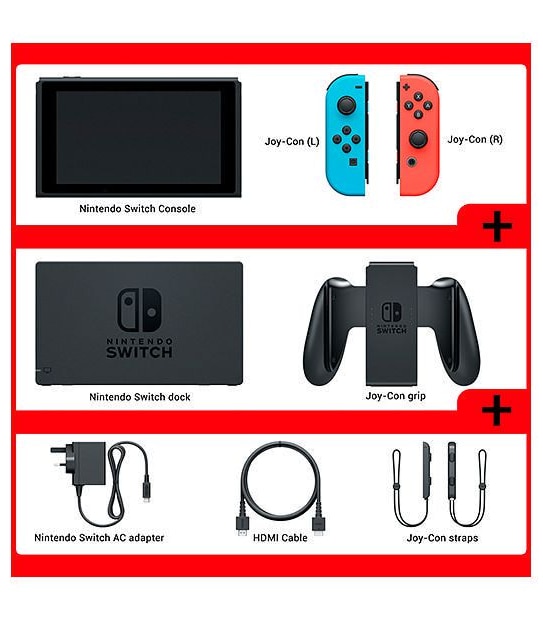 Nintendo Switch Console - Neon