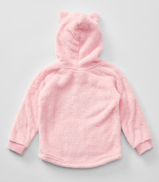 Teddy Fleece Pullover Hoodie With Ears