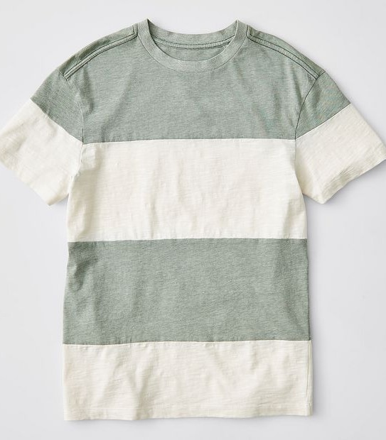 Colour Block Stripe T-shirt