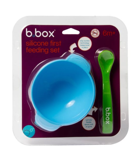 b.box Silicon Bowl & Spoon - Assorted*
