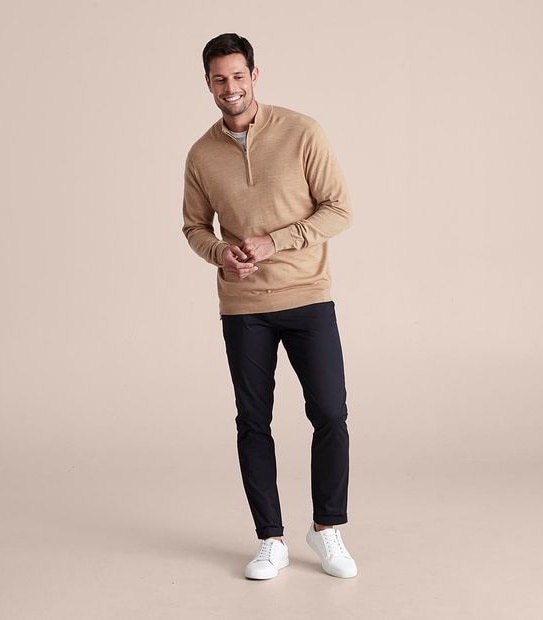 Preview Merino Wool 1/4 Zip Jumper 6 of 6