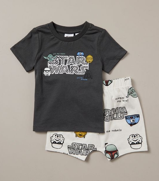 Unisex Baby Family Matching Darth Vader Star Wars Cotton PJ Set