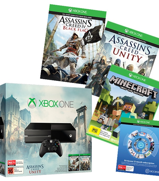 Xbox One Console + 5 Game Bundle With NetFlix