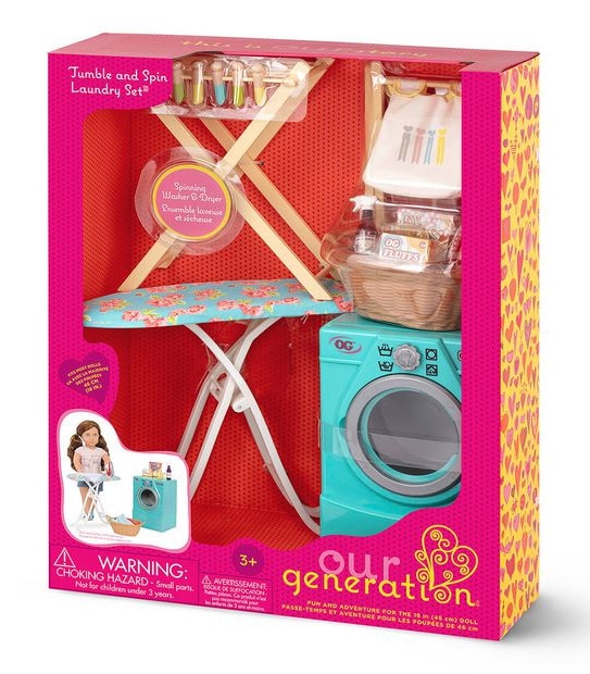 Our Generation Tumble and Spin Laundry Combo Set