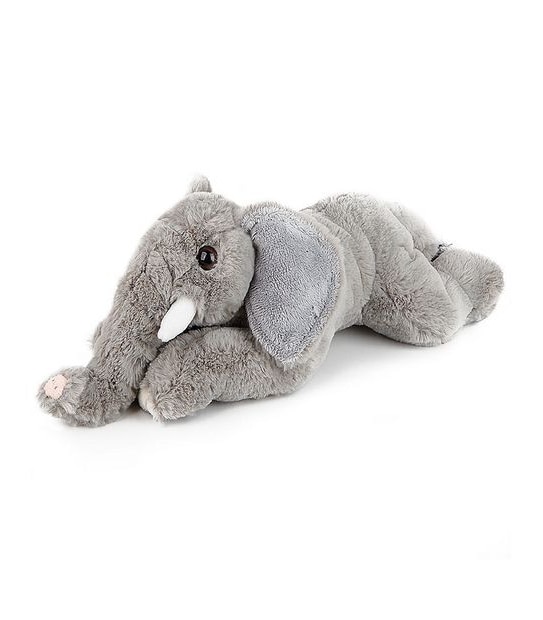FAO Schwarz - Toy Plush Lying Elephant 15"