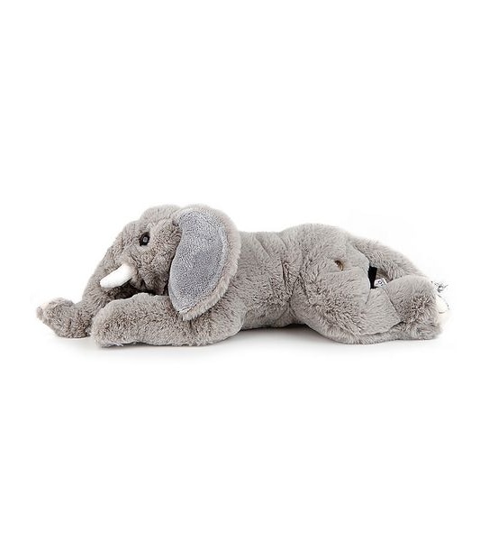 FAO Schwarz - Toy Plush Lying Elephant 15"