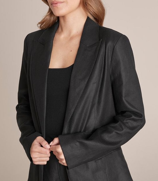 Preview Linen Blend Relaxed Blazer