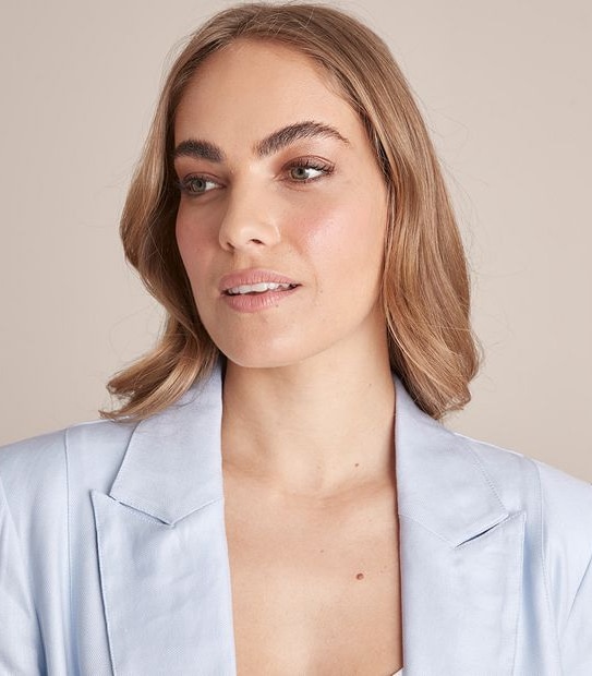 Preview Linen Blend Relaxed Blazer
