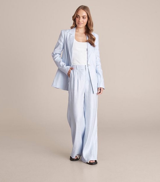Preview Linen Blend Relaxed Blazer