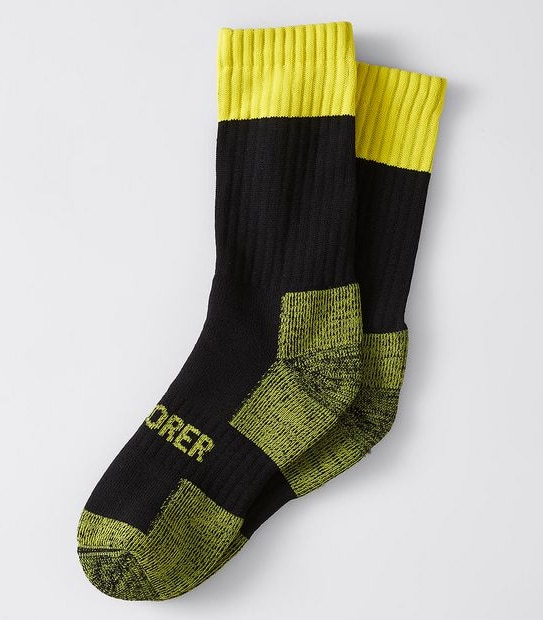 2 Pack Explorer Tough Work Socks - Yellow